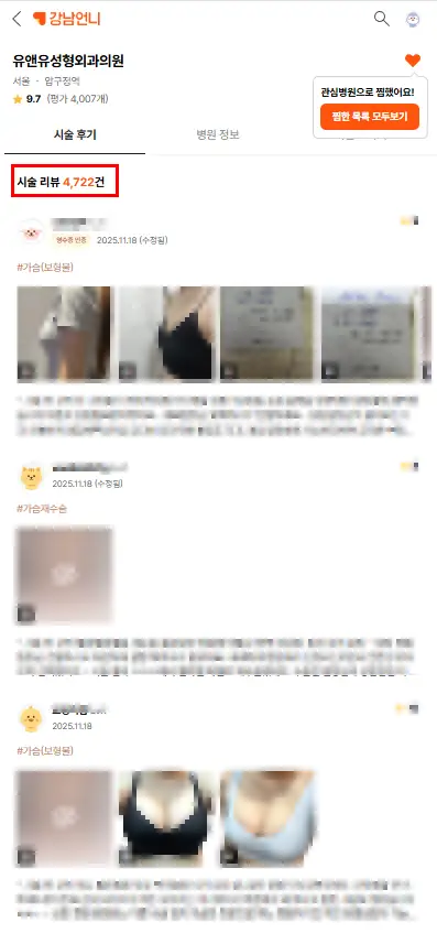 Breast Augmentation Price? Answers from a Clinic That Performed 3023 Implant Surgeries Last Year — 본문 이미지