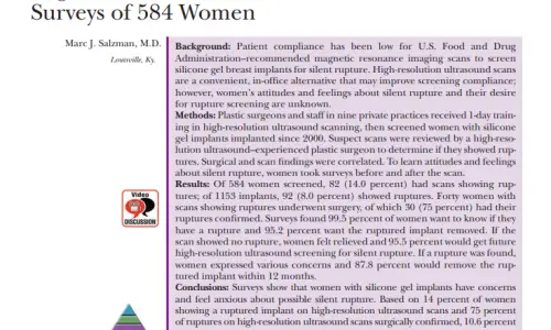 Ruptured Breast Implant: Do You Always Need an MRI? Can It Be Checked with Ultrasound Instead? — article image 3