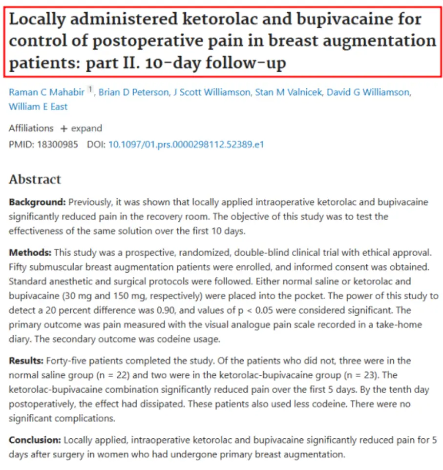Breast Augmentation Recovery Time and Pain? A Look at the Research — 본문 이미지