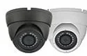 Two dome CCTV cameras
