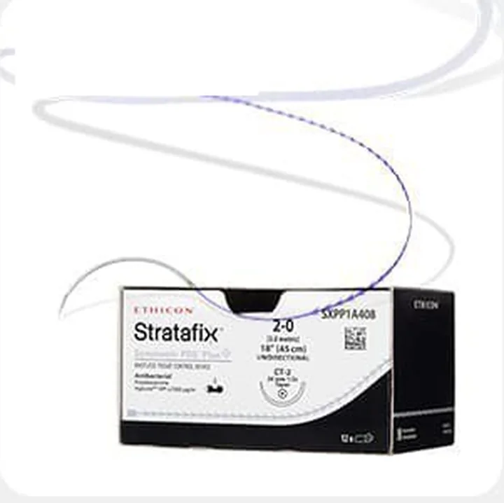 Ethicon Stratafix 2-0 suture package and suture
