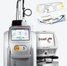 Scar laser device and scar ointment