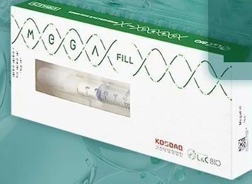 MegaFill (MEGA FILL) product package and syringe