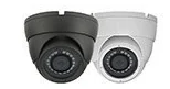 Two dome CCTV cameras