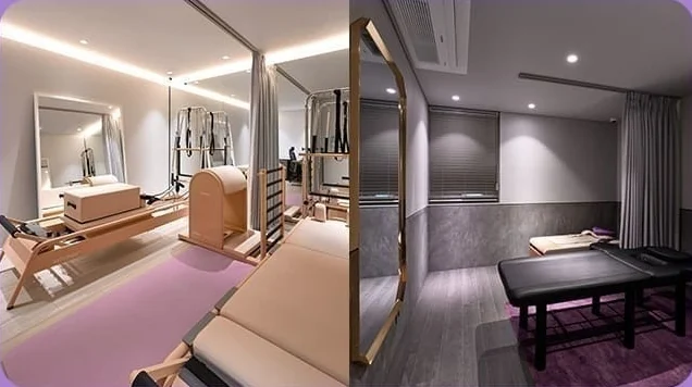 2F Breast Care Center — Pilates studio and physical therapy room
