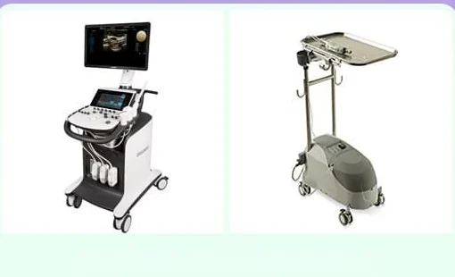 Breast ultrasound and Mammotome equipment