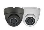Two dome CCTV cameras
