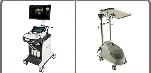 Breast ultrasound and Mammotome equipment