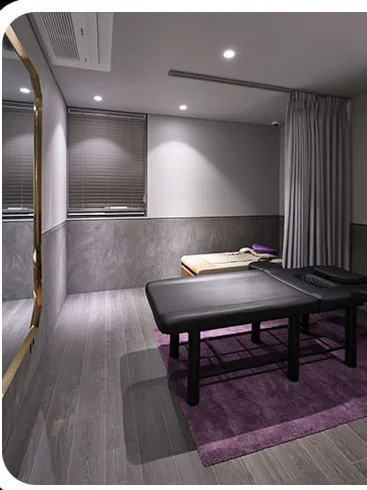 Private 1:1 physical therapy room