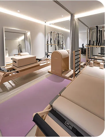 In-house Pilates studio