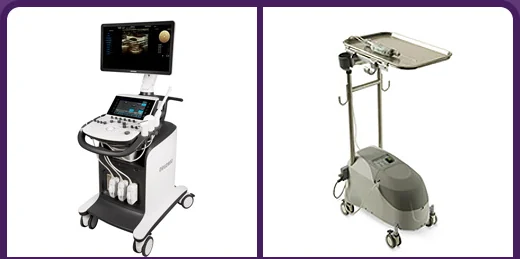 Breast ultrasound equipment and Mammotome equipment