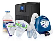UPS backup generator with emergency drugs and equipment