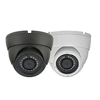 Two dome CCTV cameras