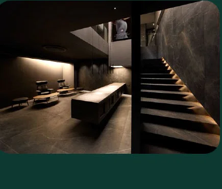 Stair lounge inside U&U