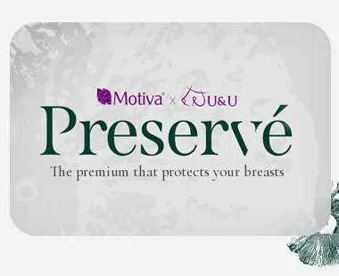 Motiva × U&U Preservé — premium care that protects your breasts