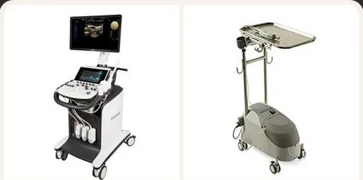 Breast ultrasound and Mammotome equipment