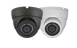 Two dome CCTV cameras